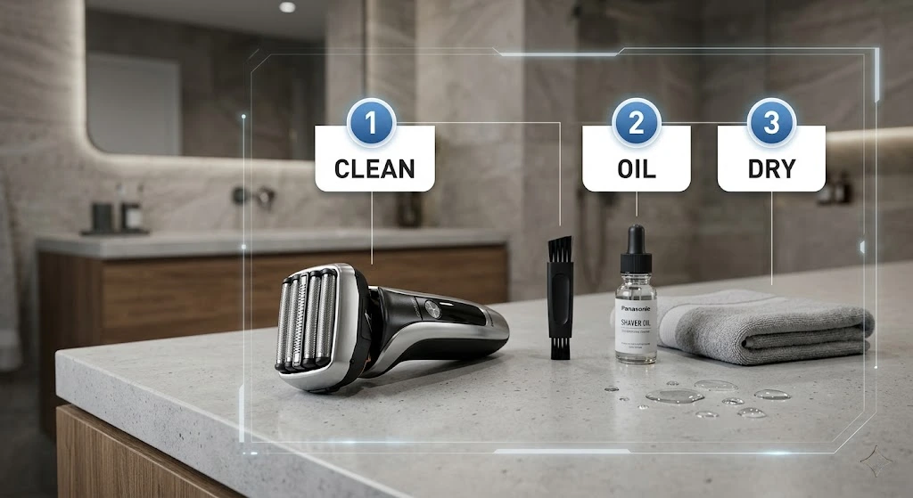 Panasonic shaver maintenance