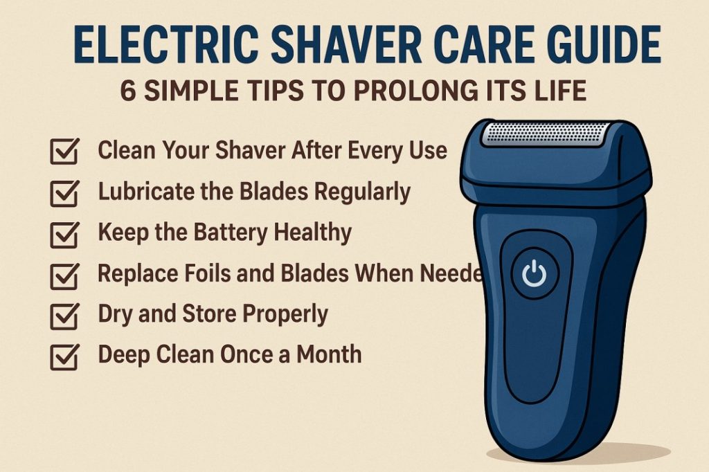 how to clean electric shaver - details guide