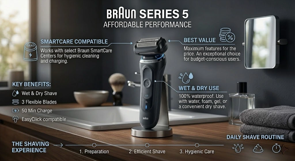 Braun Series 5 value razor – braun shavers comparison