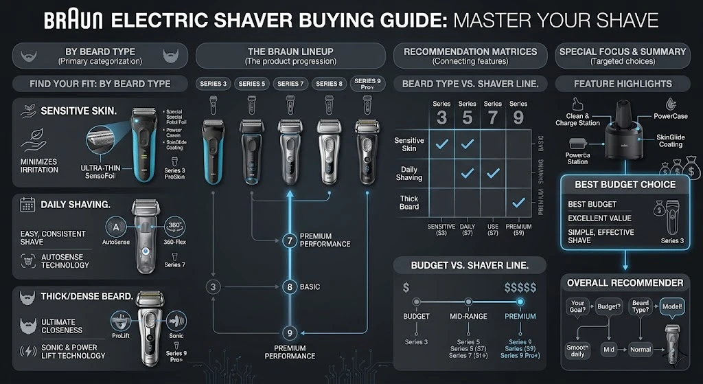 Braun electric razor buying guide – braun shavers comparison