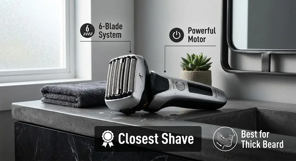 Panasonic ARC6 close shaving razor – best electric razors for men