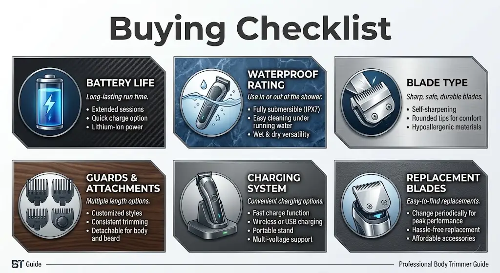 Best Body Trimmers For Men buying guide and checklist