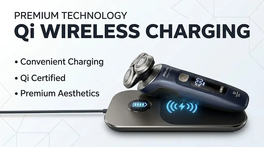 Philips Norelco i9000 Prestige Review Qi wireless charging features