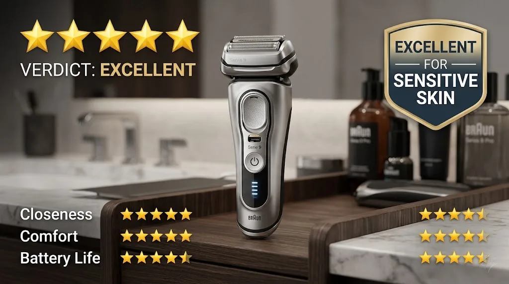 Braun Series 9 Pro 9465cc Review final verdict and rating image